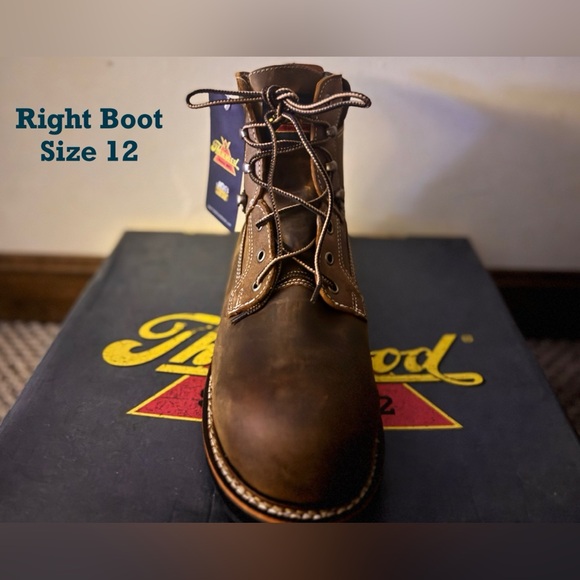 NEW Thorogood Waterproof Composite Toe Men’s Work Boots- Diff Sizes! L 13 / R 12 - Picture 10 of 16